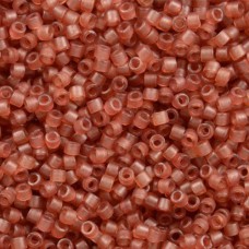 DB0773 Dyed Semi-Frosted Transparent Berry Miyuki 11/0 Delica Beads, 50 Gram Bag