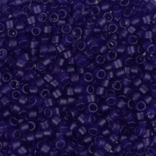 DB0785B Cobalt Blue Transparent Matte-Dyed, Size 11/0 Miyuki Delica Beads, 50gm ...