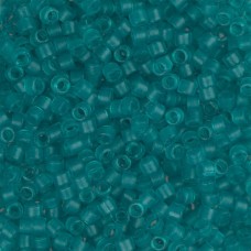 DB0786B Green Teal Transparent Matte-Dyed, Size 11/0 Miyuki Delica Beads, 50gm b...