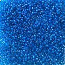 DB0787 Capri Blue Transparent Matte-Dyed, Size 11/0 Miyuki Delica Beads, 50g app...