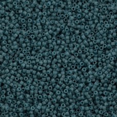 DB0792 Blue Grey Matte Dyed Miyuki 11/0 Delica Beads, 50 Grams