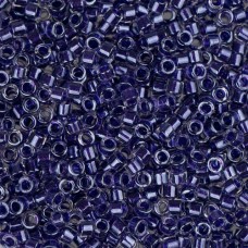 DB0923B Amethyst Sparkle Crystal Lined, Size 11/0 Miyuki Delica Beads, 50gm bag