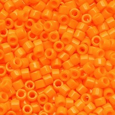 DB1133 Orange Mandarin Opaque, Size 11/0 Miyuki Delica Beads, 50gm bag