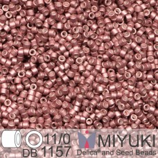 DB1157 Pink Berry Galvanized-Dyed Semi-Matte, Size 11/0 Miyuki Delica Beads, 50g...