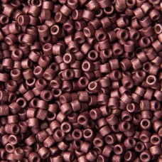 DB1167 Pink Berry Galvanized-Dyed Matte, Size 11/0 Miyuki Delica Beads, 50g appr...