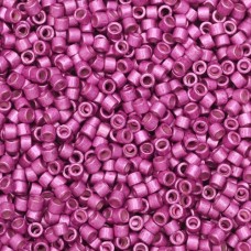 DB1184 Magenta Galvanized-Dyed Semi-Matte, Size 11/0 Miyuki Delica Beads, 50g ap...