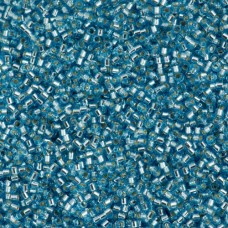 DB1209 Blue Ocean Silver Lined, Size 11/0 Miyuki Delica Beads, 50g approx.