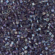 DB1245 Light Amethyst Transparent AB, Size 11/0 Miyuki Delica Beads, 50g approx.