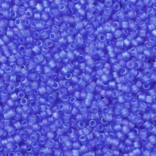 DB1285 Bulk Bag, 50g,Blue Azure Transparent AB Matte, Size 11/0 Miyuki Delica Be...