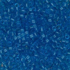 DB1318B Capri Blue Transparent Dyed, Size 11/0 Miyuki Delica Beads, 50gm bag