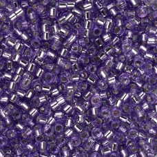 DB1343 Lilac Silver Lined-Dyed, Size 11/0 Miyuki Delica Beads, 50gm bag