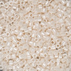 DB1530 White Bisque Opaque Ceylon, Size 11/0 Miyuki Delica Beads, 50gm bag