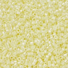 DB1531 Pale Yellow Opaque Ceylon, Size 11/0 Miyuki Delica Beads, 50 Grams