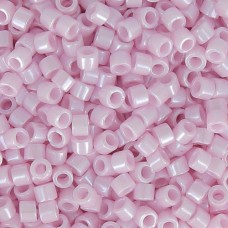 DB1534 Pale Rose Opaque Ceylon, Size 11/0 Miyuki Delica Beads, 50gm bag