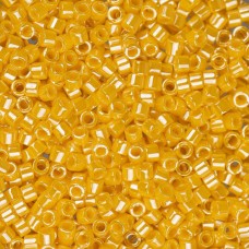 DB1562 Yellow Canary Opaque Luster, Size 11/0 Miyuki Delica Beads, 50g approx.