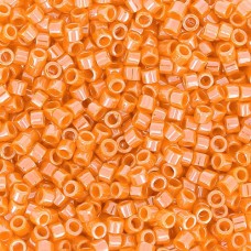 DB1563 Orange Mandarin Opaque Luster, Size 11/0 Miyuki Delica Beads, 50gm bag