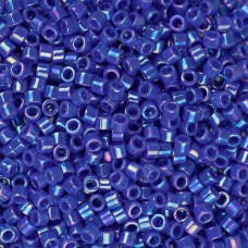 DB1578 Blue Cyan Opaque AB, Size 11/0 Miyuki Delica Beads, 50gm bag