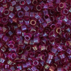 DB1747 Fuschia Lined Amethyst AB Size 11/0 Miyuki Delica Beads, 50 Grams