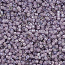 DB1789 White Lined Amethyst AB, Size 11/0 Miyuki Delica Beads, 50 Grams