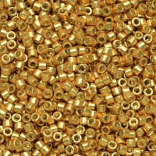 DBM1832 Duracoat Galvanised Gold - Miyuki  Miyuki Delica Beads Size 10/0 Colour ...