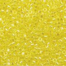 DB1886B Yellow Transparent Luster, Size 11/0 Miyuki Delica Beads, 50gm bag 