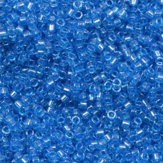 DB1895 Capri Blue Transparent Luster, Size 11/0 Miyuki Delica Beads, 50gm bag 