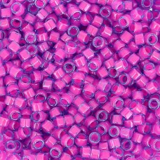 DB2049 Luminous Hot Pink, Size 11/0 Miyuki Delica Beads, 50 Grams