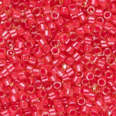 DB2051 Luminous Poppy Red, Size 11/0 Miyuki Delica Beads, 50 Grams