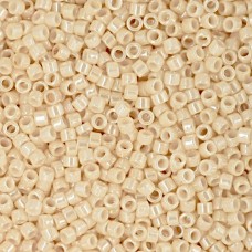 DB2105 Beige Opaque Duracoat Miyuki 11/0 Delica Beads, 50 Grams