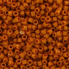 DB2108B Duracoat Opaque Dyed Pumpkin Orange, Size 11/0 Miyuki Delica Beads, 50gm...