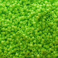 DB2121 Duracoat Opaque Dyed Neon Green, Size 11/0 Miyuki Delica Beads, 50gm bag