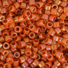 DB2274  Glazed Opaque Burnt Orange Size 11/0 Miyuki Delica Beads, 50gm bag