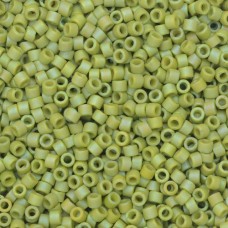 DB2309B  Frost Opaque Glazed Rainbow Olive Size 11/0 Miyuki Delica Beads, 50gm ...