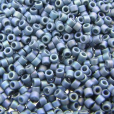 DB2316B  Matte Opaque Glazed Moody Blue AB Size 11/0 Miyuki Delica Beads, 50gm ...