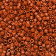 DB2352 Opaque Orange Rust Duracoat size 11/0 Miyuki Delica Beads, 50gm approx..