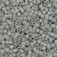 DB2366 Opaque Soft Grey Duracoat size 11/0 Miyuki Delica Beads, 50gm approx..