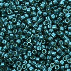 DB2513 Capri Blue Galvanised Duracoat, size 11/0 Miyuki Delica Beads, 50 Gram Ba...