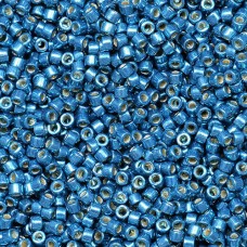 DB2515 Poseidon Blue Galvanised Duracoat, size 11/0 Miyuki Delica Beads, 50 Gram...