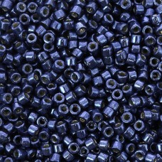 DB2517 Mermaid Blue Galvanised Duracoat, size 11/0 Miyuki Delica Beads, 50 Gram ...