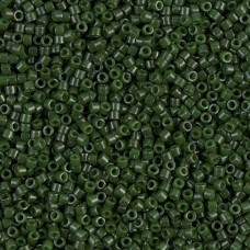 DB0663 Forest Green Opaque Dyed, Size 11/0 Miyuki Delica Beads, 50gm bag