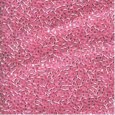 DB1335 Light Pink Silver Lined-Dyed, Size 11/0 Miyuki Delica Beads, 50gm wholesa...