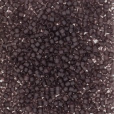 DB2405, Matte Transparent Dark Smoky Amethyst, Size 11/0 Miyuki Delica Beads, 50g wholesale pack