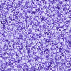 DB0249B Crystal Purple Ceylon Lined-Dyed, Size 11/0 Miyuki Delica Beads, 50gm ba...