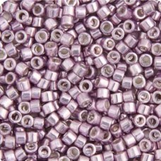 DB0419B Dark Rose Opaque Galvanized-Dyed, Size 11/0 Miyuki Delica Beads, 50gm ba...