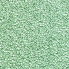 DB1536 Light Mint Ceylon Opaque, Size 11/0 Miyuki Delica Beads, 50g Wholesale Pa...