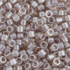 DB1485 Light Taupe Transparent Luster, Size 11/0 Miyuki Delica Beads, 50g approx...