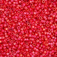 DB0214 Red Opaque Luster, Size 11/0 Miyuki Delica Beads, 50gm bag