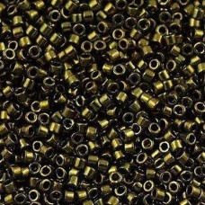 DB0011 Olive Metallic, Size 11/0 Miyuki Delica Beads, 50gm bag