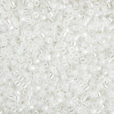 DBL0231 Crystal White Ceylon Size 8/0 Miyuki Delica Beads, Colour Code 0231, 5.2...