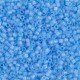 DBM0861 Aqua Transparent AB Matte, Size 10/0  Miyuki Delica Beads, 50 Gram Bag